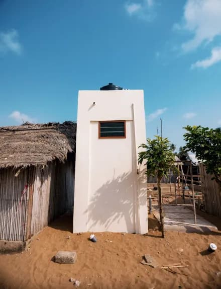 Modern latrine with biodigester 2