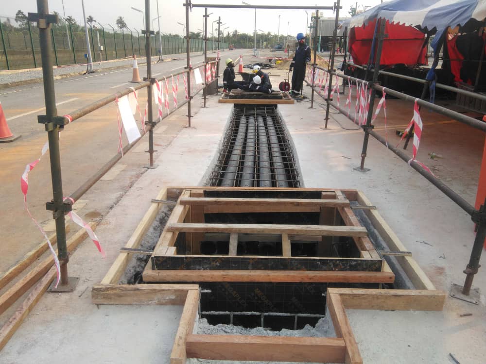 Cable Trench Duct at ORF Plant 3