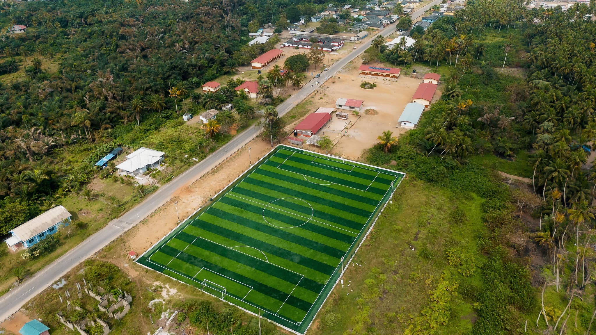 Aerial view of Community Sports Complex