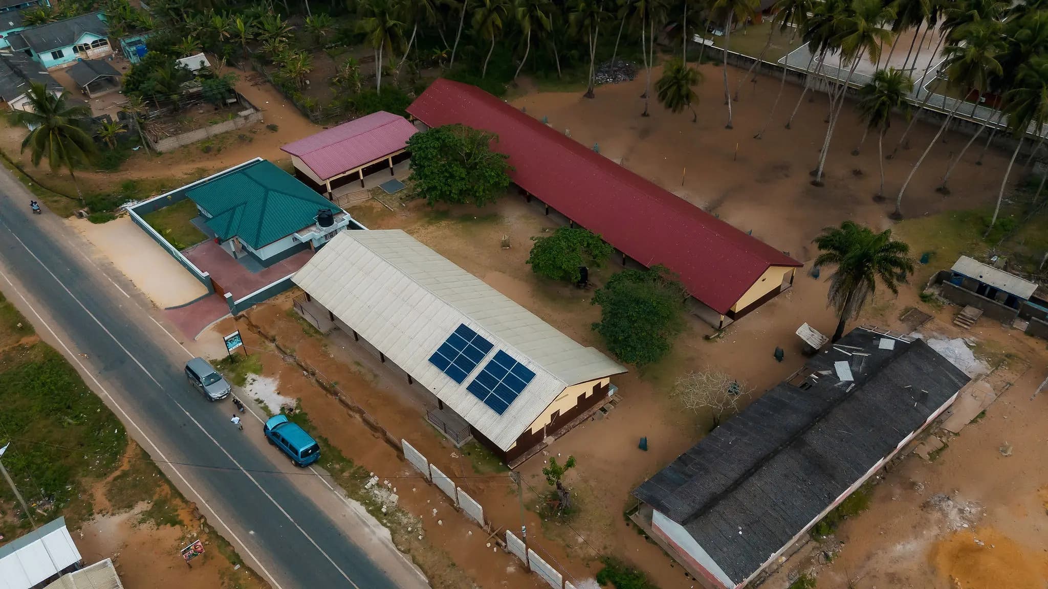 Sports complex aerial