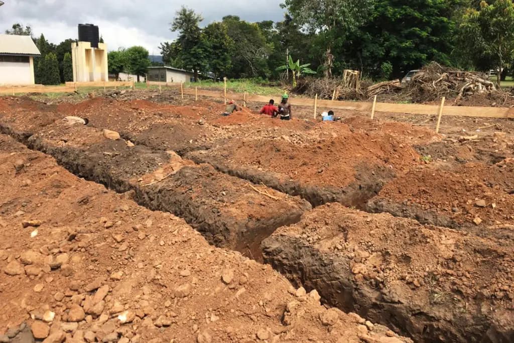 Construction progress